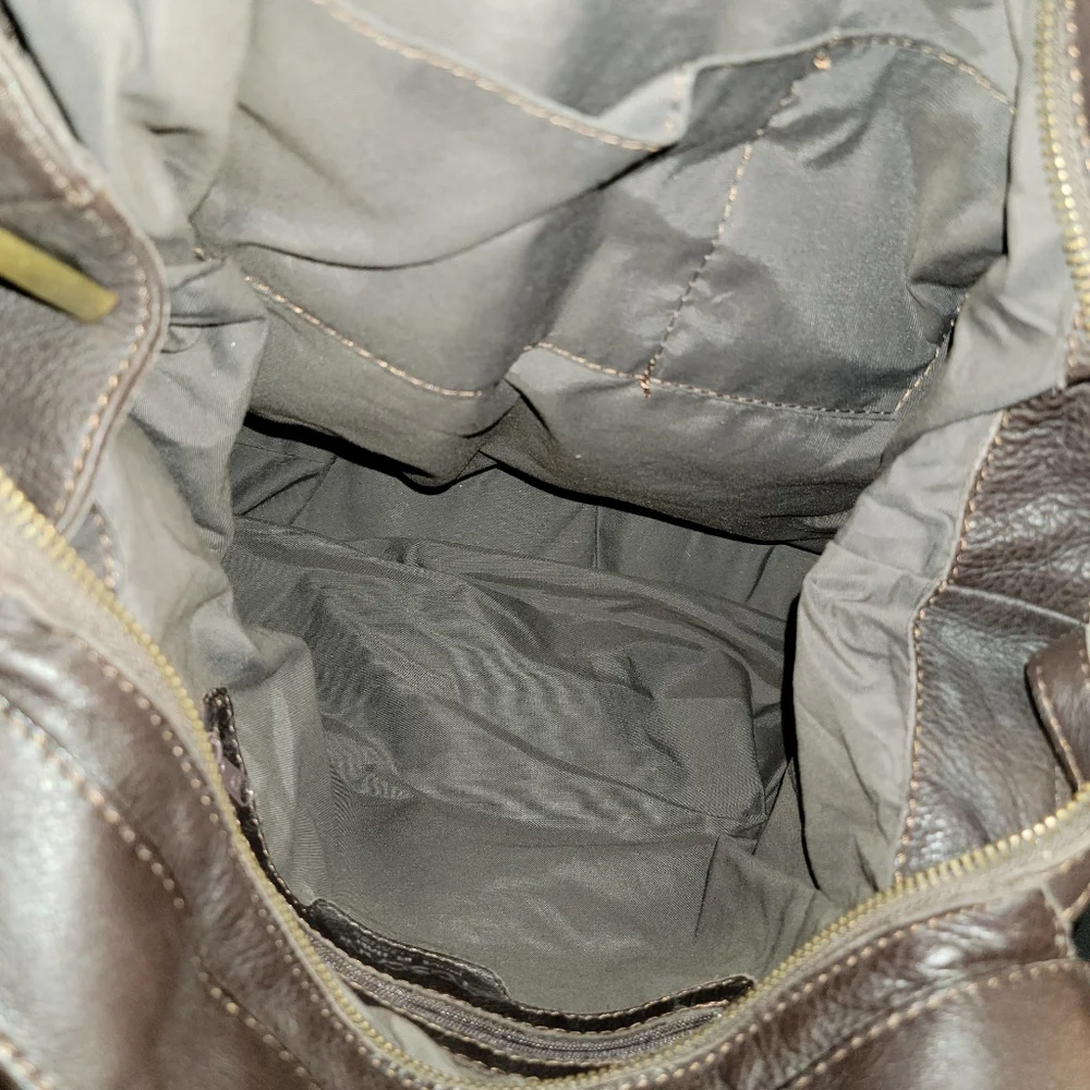 Toscana Italian Leather Hobo Large Bag